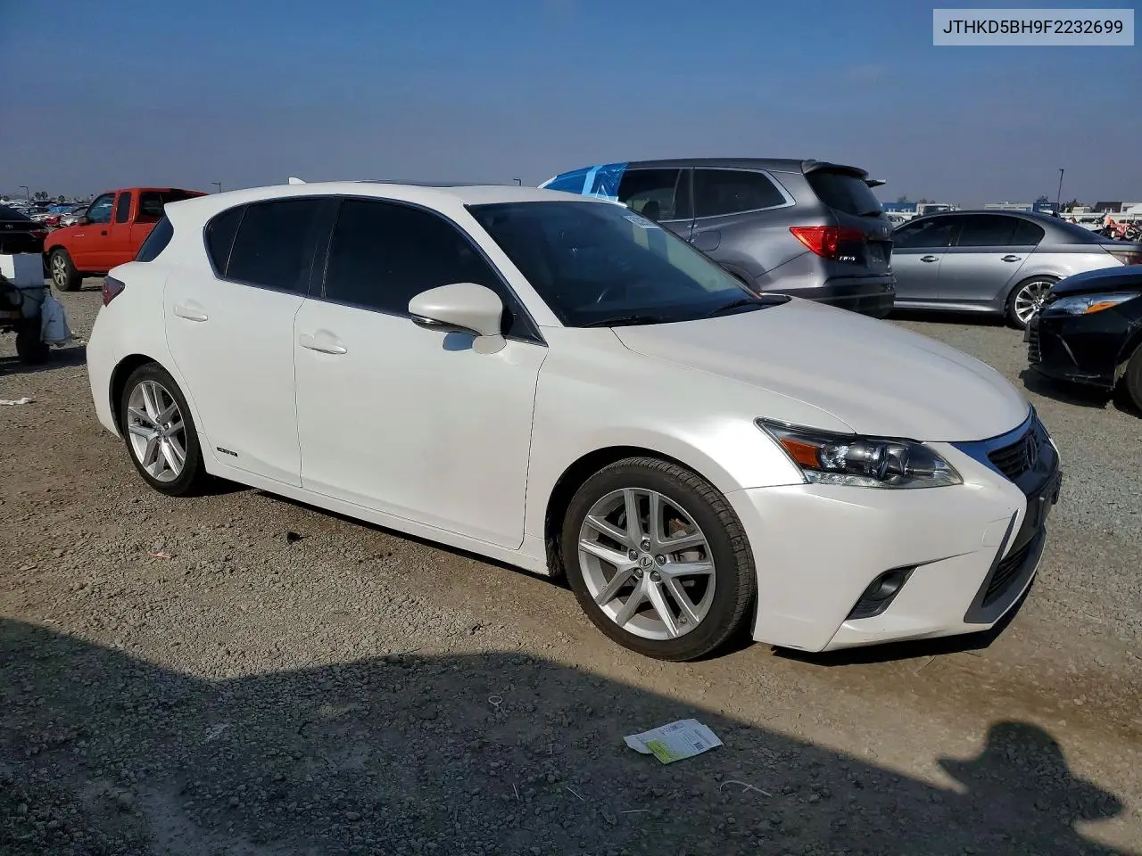 2015 Lexus Ct 200 VIN: JTHKD5BH9F2232699 Lot: 60325616