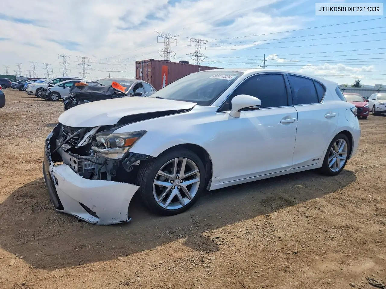 2015 Lexus Ct 200 VIN: JTHKD5BHXF2214339 Lot: 60732336
