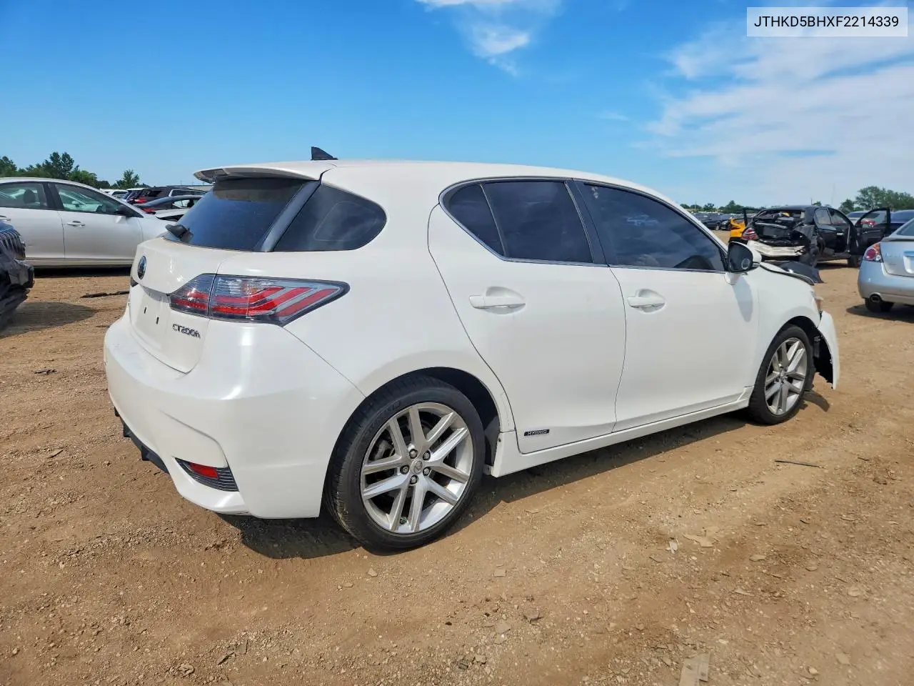 2015 Lexus Ct 200 VIN: JTHKD5BHXF2214339 Lot: 60732336