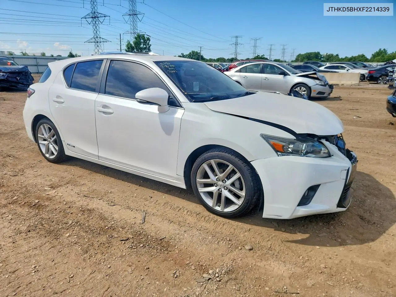 2015 Lexus Ct 200 VIN: JTHKD5BHXF2214339 Lot: 60732336