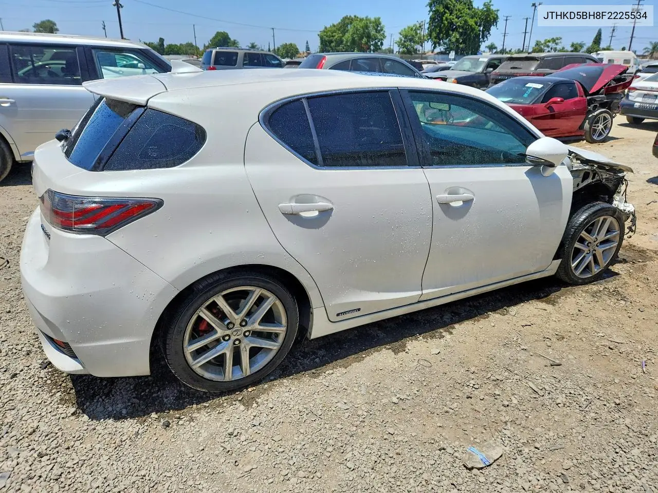 2015 Lexus Ct 200 VIN: JTHKD5BH8F2225534 Lot: 60796386