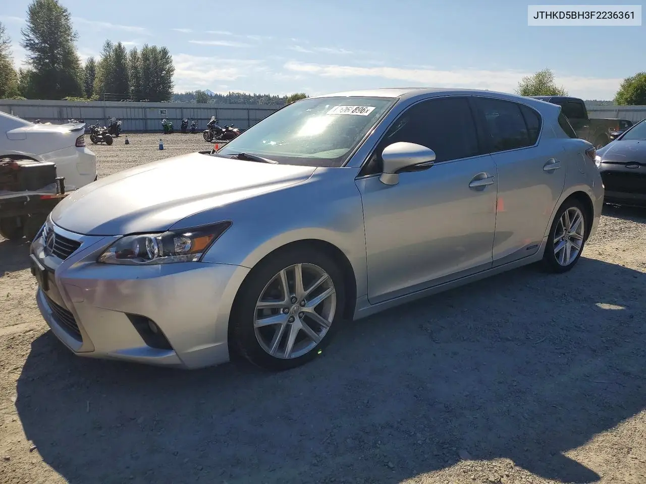2015 Lexus Ct 200 VIN: JTHKD5BH3F2236361 Lot: 60968896