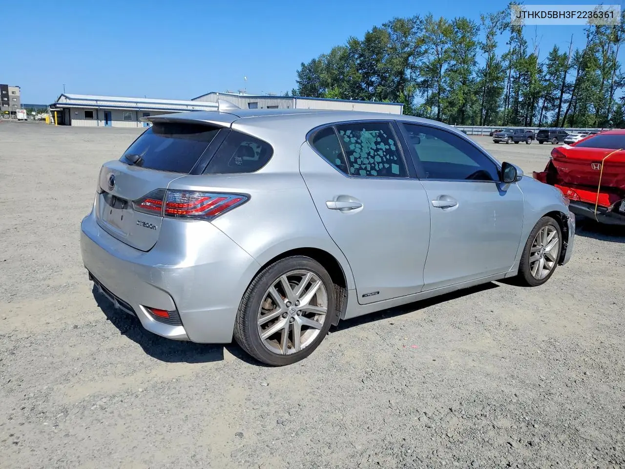 2015 Lexus Ct 200 VIN: JTHKD5BH3F2236361 Lot: 60968896