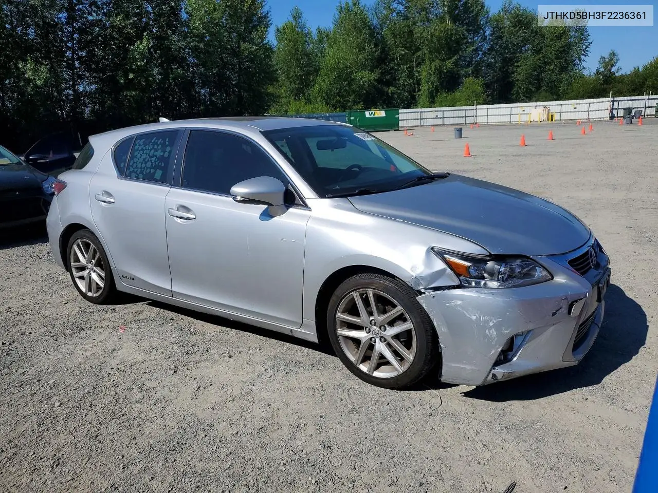 2015 Lexus Ct 200 VIN: JTHKD5BH3F2236361 Lot: 60968896