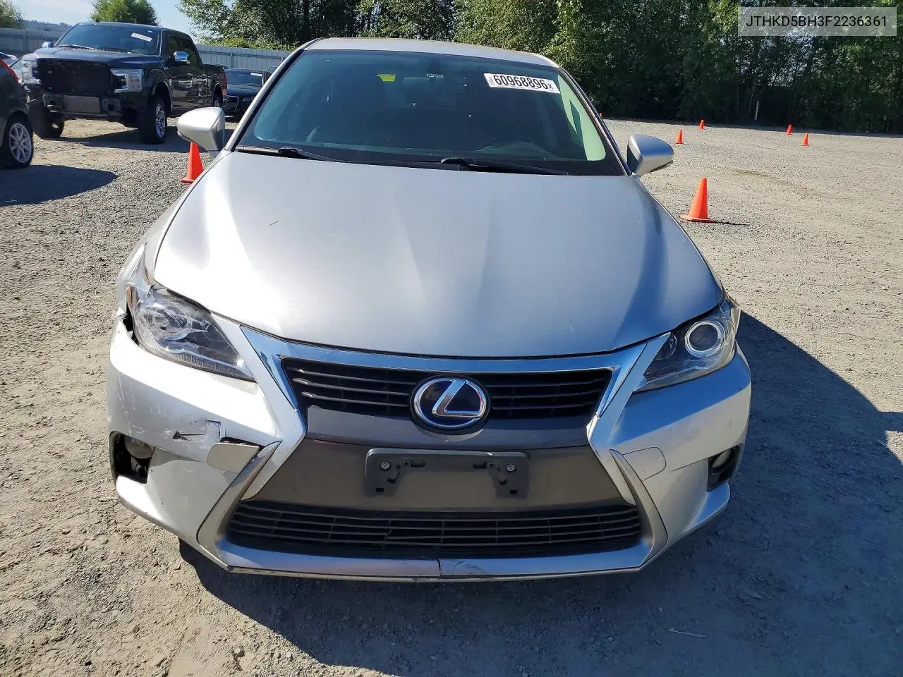 2015 Lexus Ct 200 VIN: JTHKD5BH3F2236361 Lot: 60968896