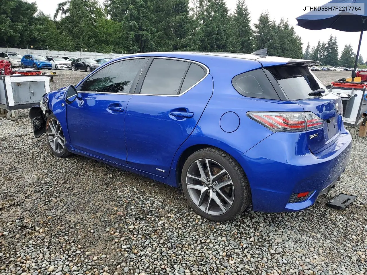 2015 Lexus Ct 200 VIN: JTHKD5BH7F2217764 Lot: 61581186
