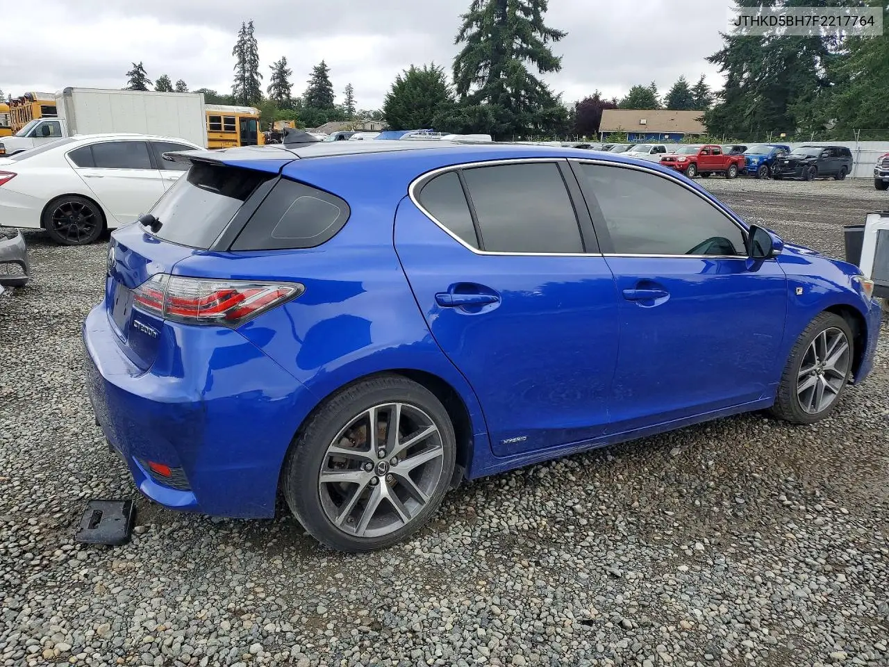 2015 Lexus Ct 200 VIN: JTHKD5BH7F2217764 Lot: 61581186