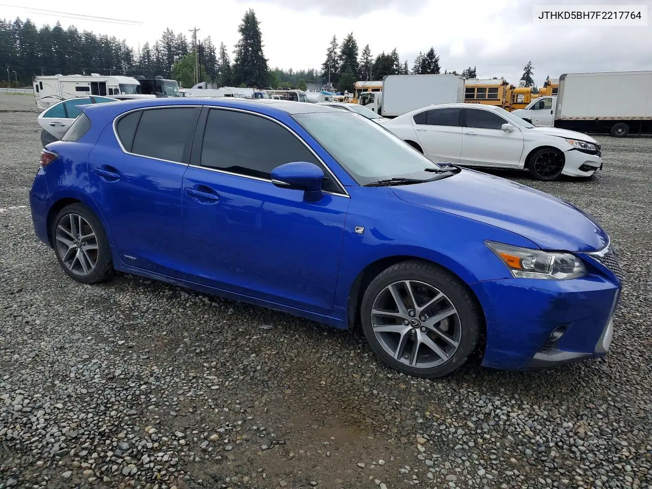 2015 Lexus Ct 200 VIN: JTHKD5BH7F2217764 Lot: 61581186