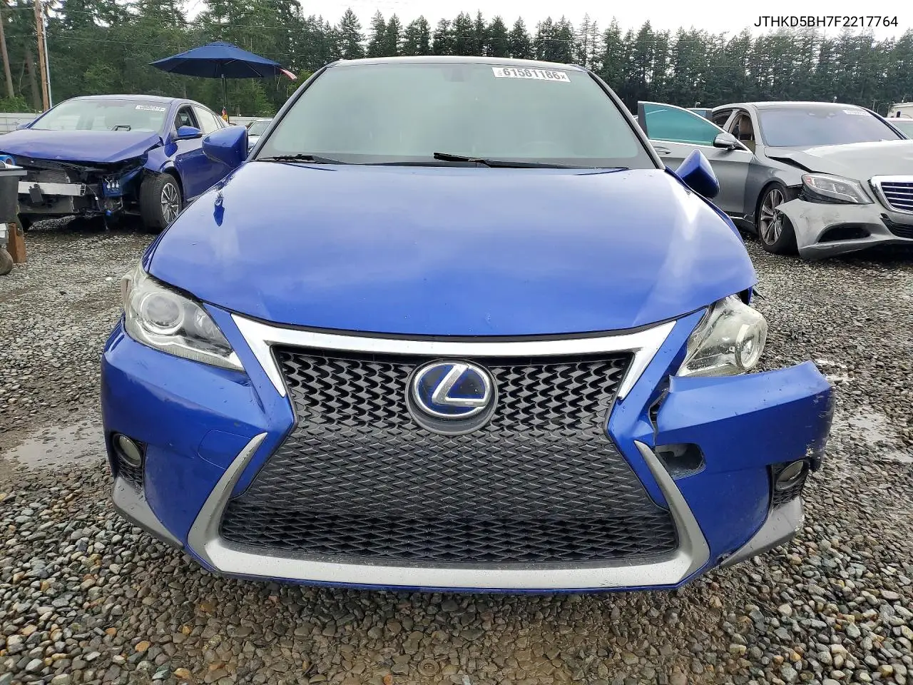 2015 Lexus Ct 200 VIN: JTHKD5BH7F2217764 Lot: 61581186