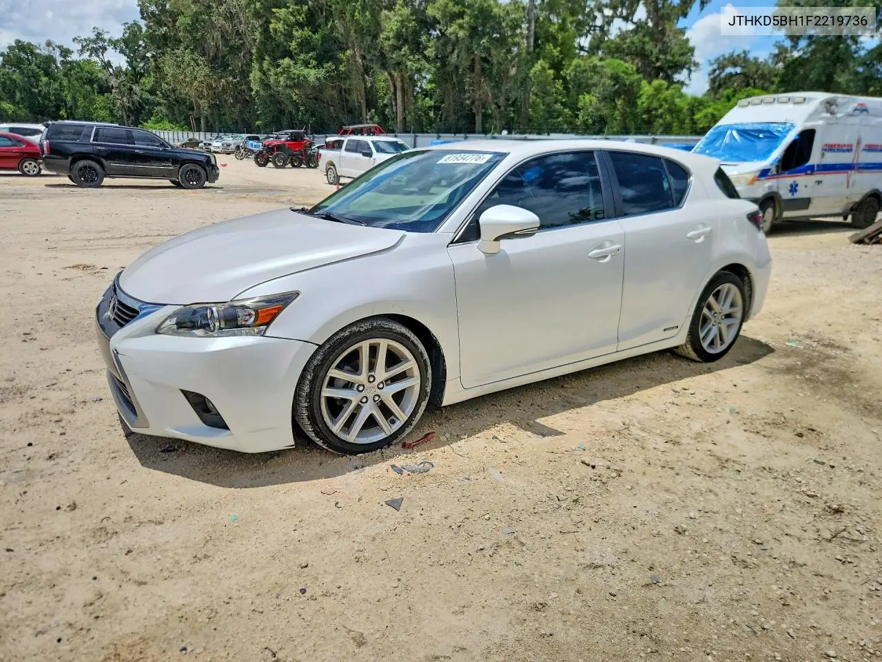 2015 Lexus Ct 200 VIN: JTHKD5BH1F2219736 Lot: 61934776