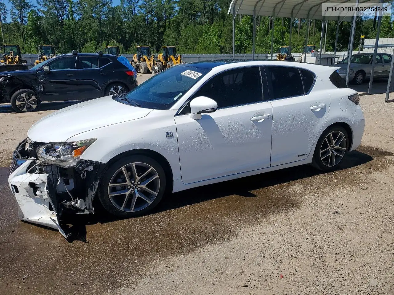 2016 Lexus Ct 200 VIN: JTHKD5BH0G2254849 Lot: 53697106