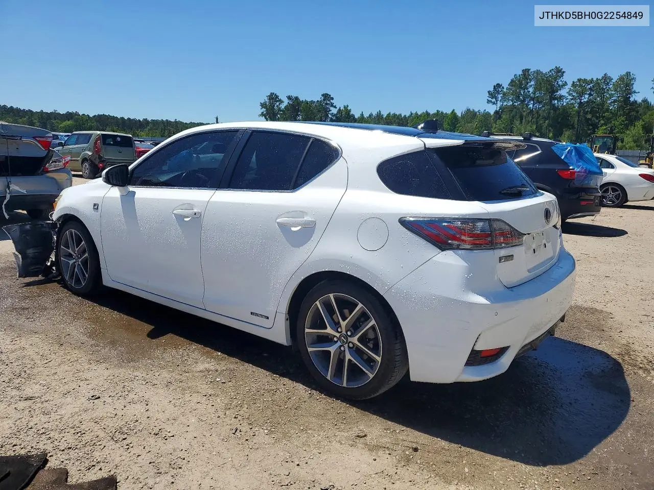 2016 Lexus Ct 200 VIN: JTHKD5BH0G2254849 Lot: 53697106