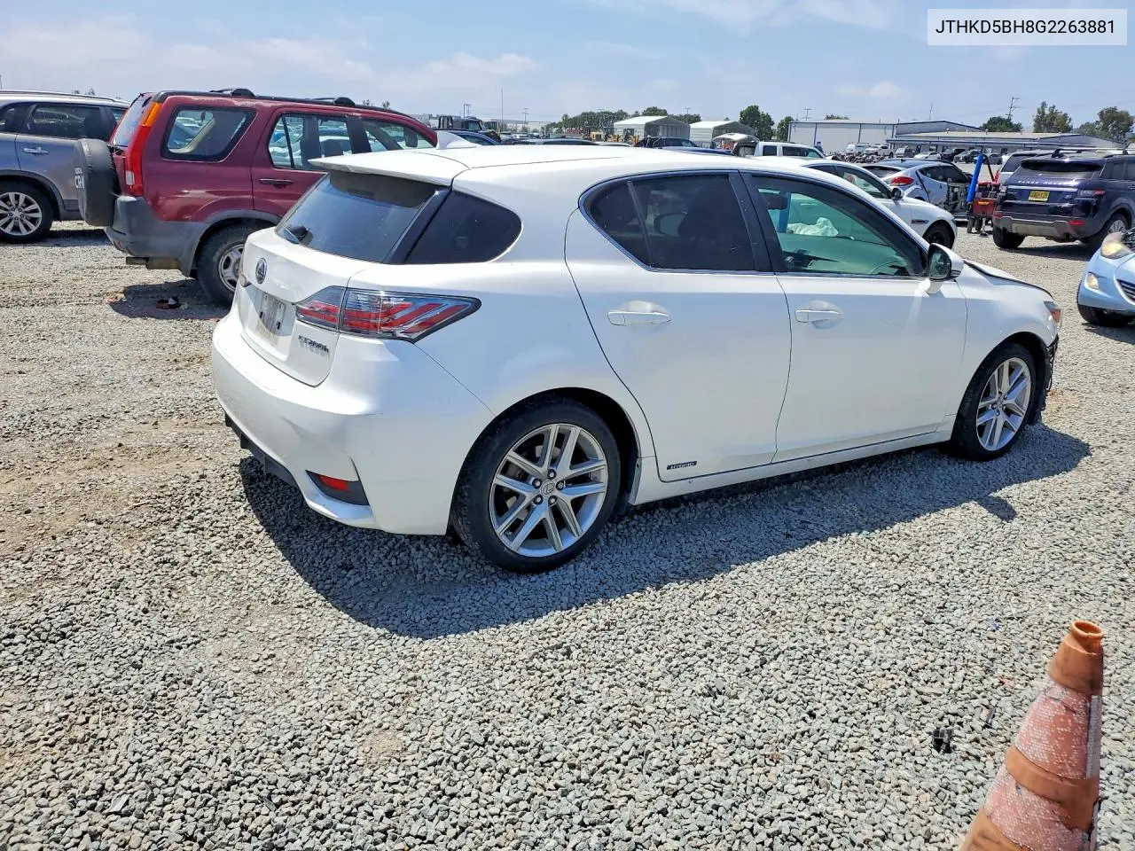 2016 Lexus Ct 200 VIN: JTHKD5BH8G2263881 Lot: 55951896