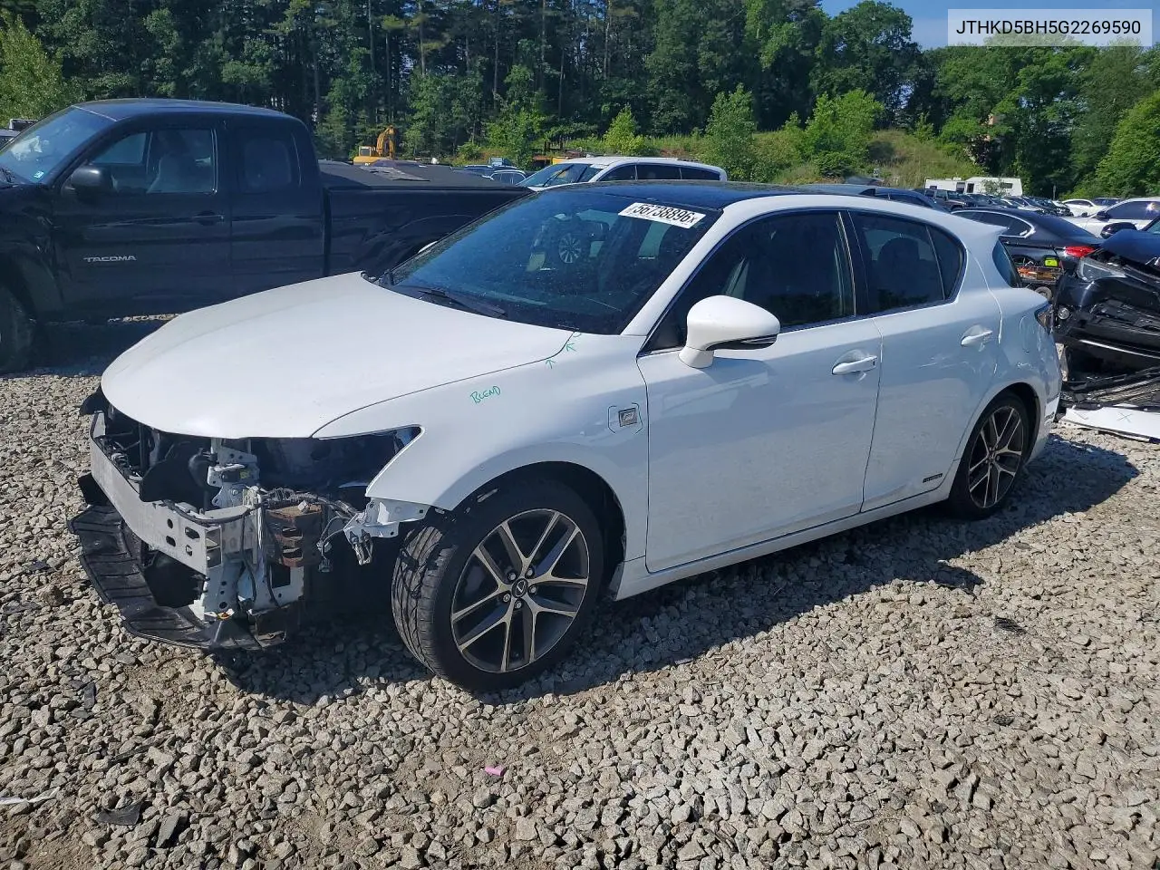2016 Lexus Ct 200 VIN: JTHKD5BH5G2269590 Lot: 56738896