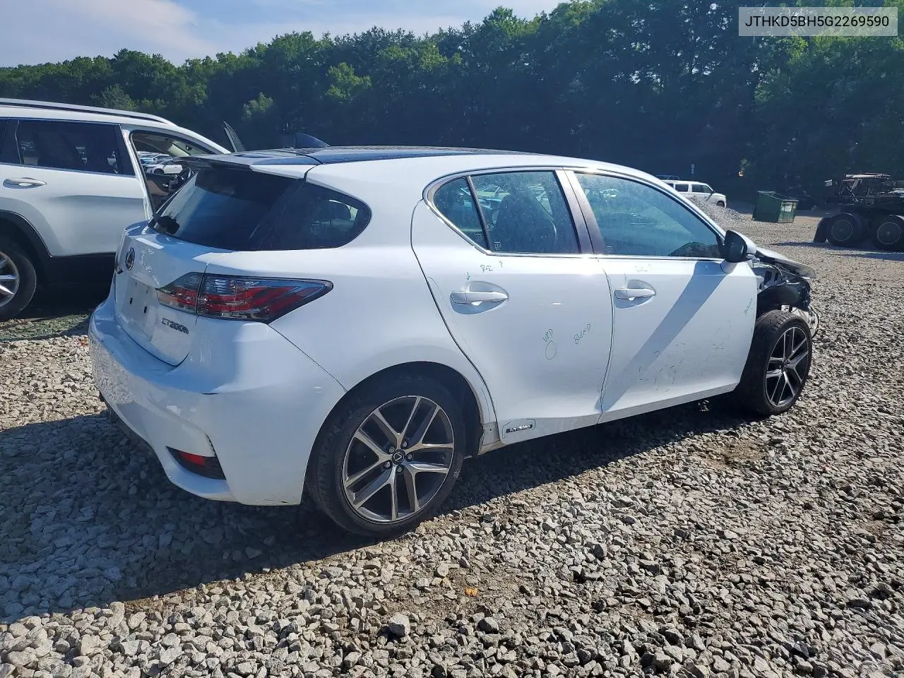 2016 Lexus Ct 200 VIN: JTHKD5BH5G2269590 Lot: 56738896
