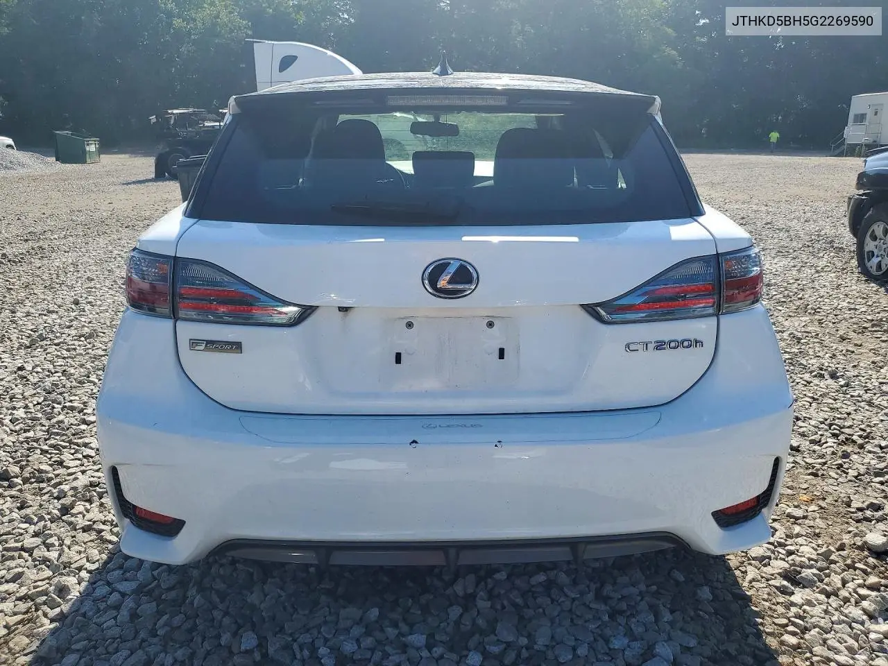 2016 Lexus Ct 200 VIN: JTHKD5BH5G2269590 Lot: 56738896