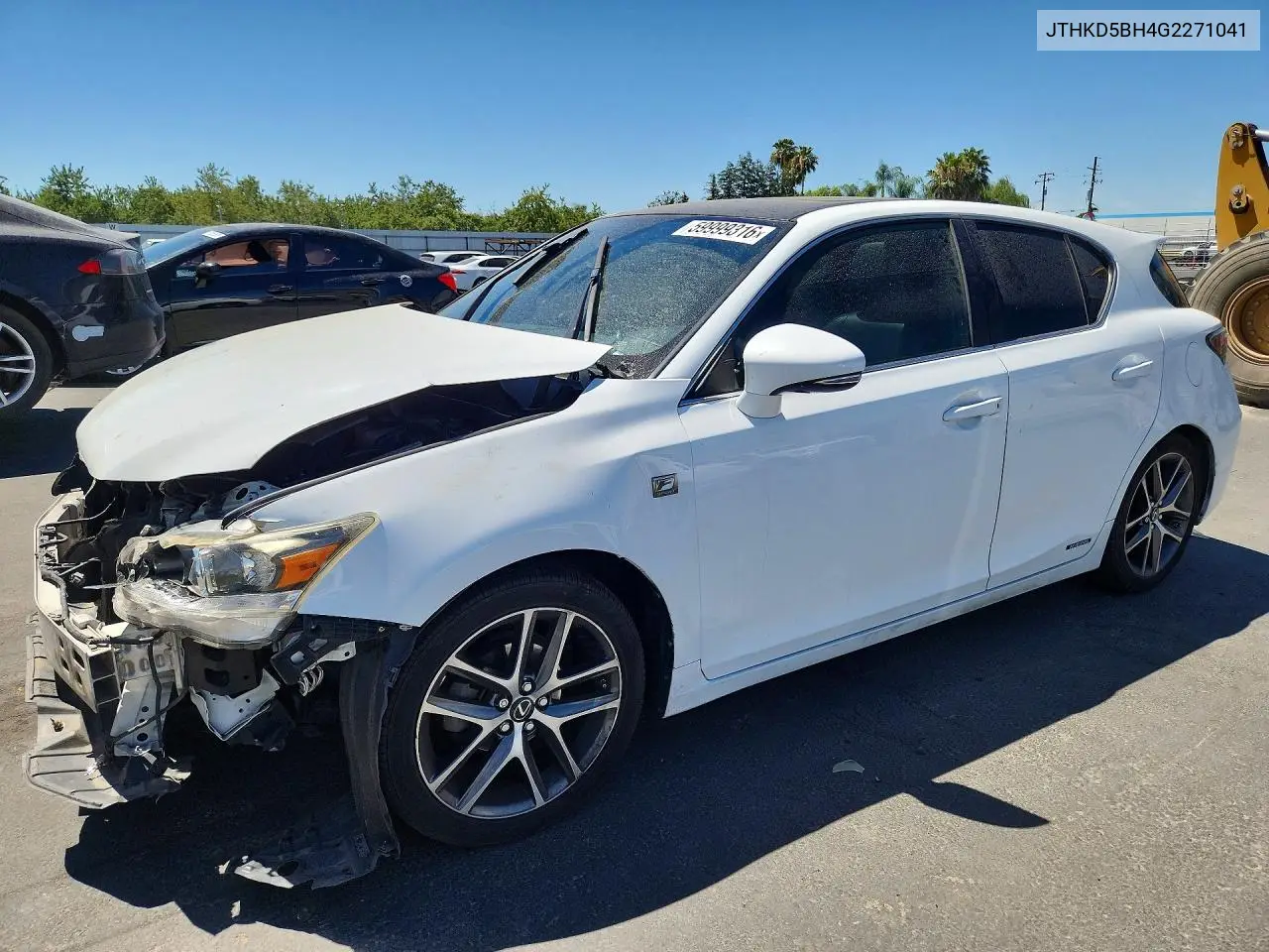 2016 Lexus Ct 200 VIN: JTHKD5BH4G2271041 Lot: 59999316