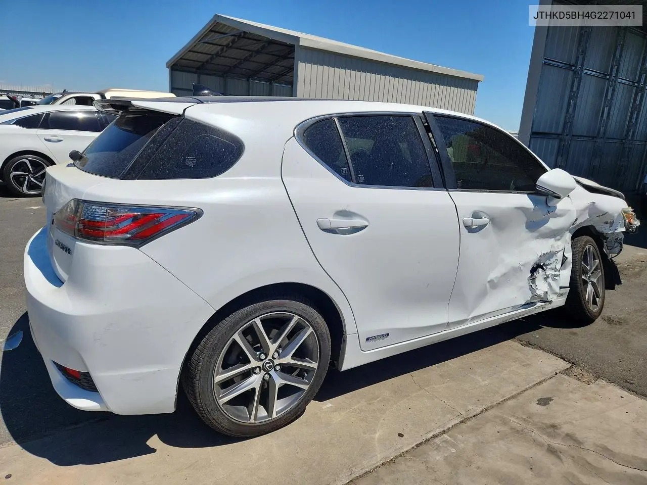 2016 Lexus Ct 200 VIN: JTHKD5BH4G2271041 Lot: 59999316