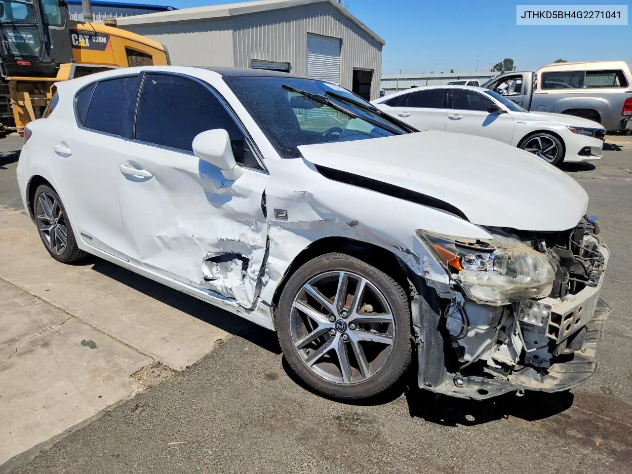2016 Lexus Ct 200 VIN: JTHKD5BH4G2271041 Lot: 59999316