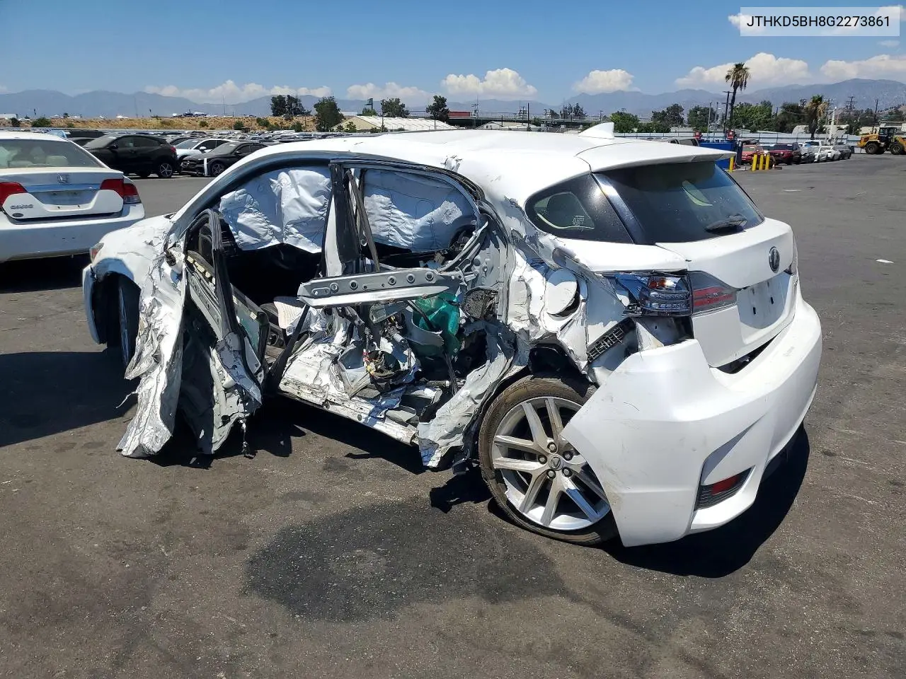 2016 Lexus Ct 200 VIN: JTHKD5BH8G2273861 Lot: 60795356