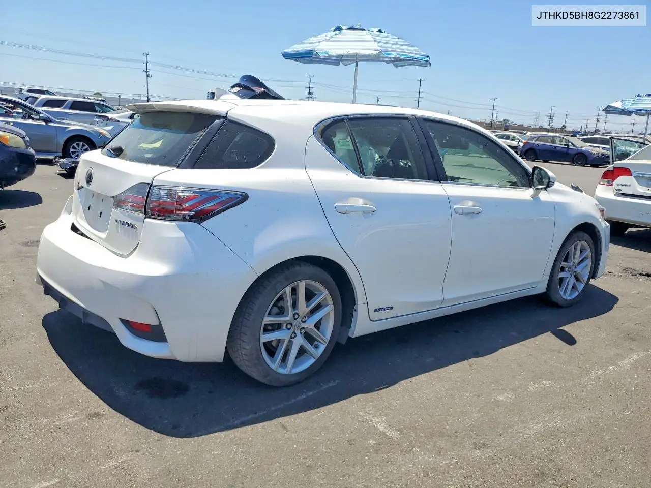 2016 Lexus Ct 200 VIN: JTHKD5BH8G2273861 Lot: 60795356
