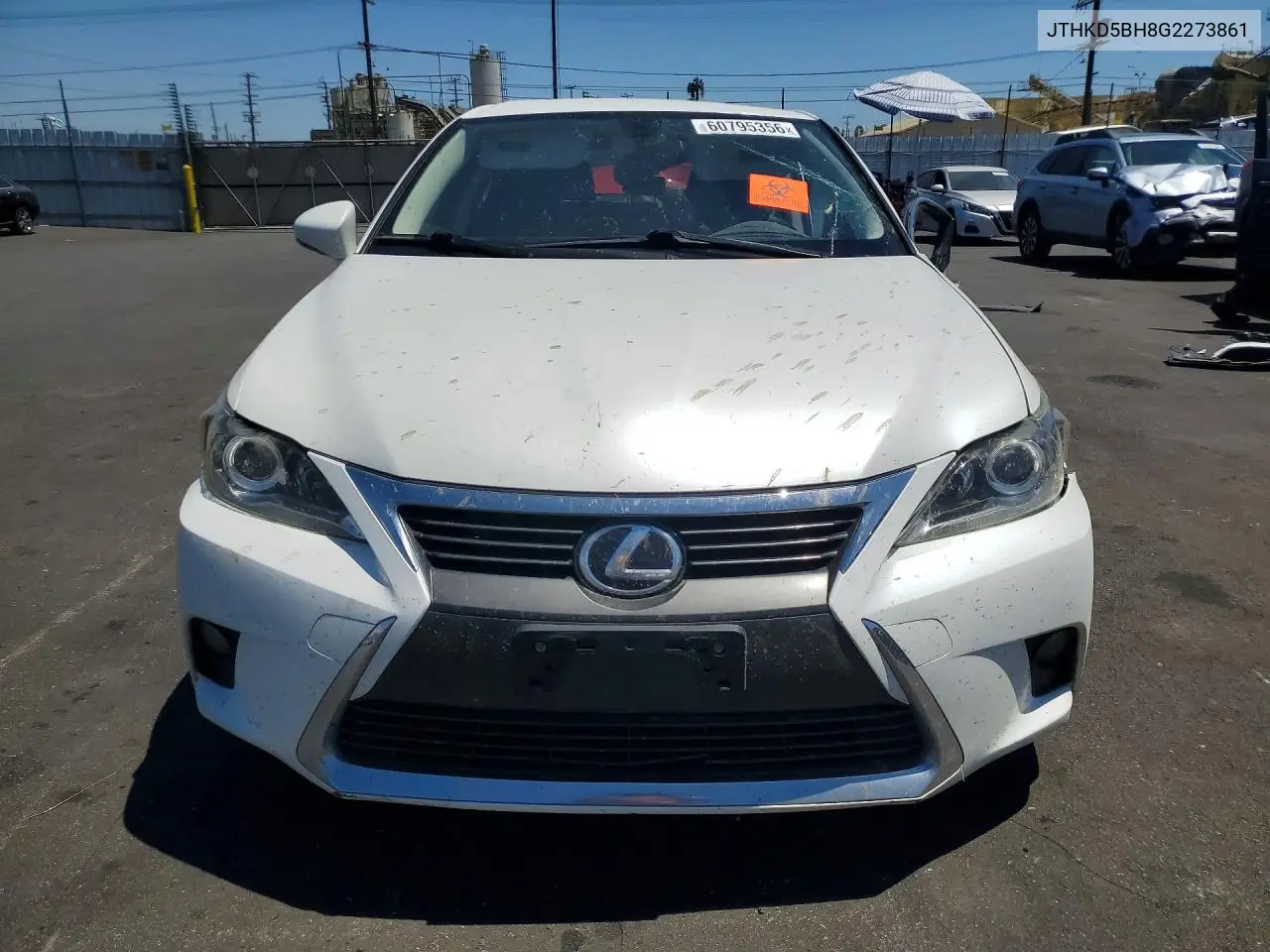 2016 Lexus Ct 200 VIN: JTHKD5BH8G2273861 Lot: 60795356