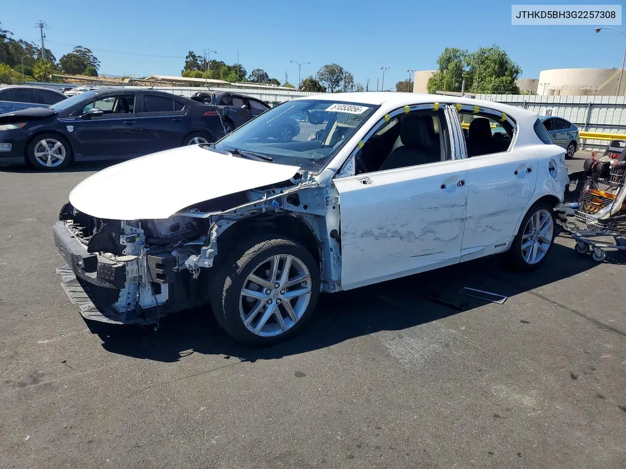 2016 Lexus Ct 200 VIN: JTHKD5BH3G2257308 Lot: 61053056