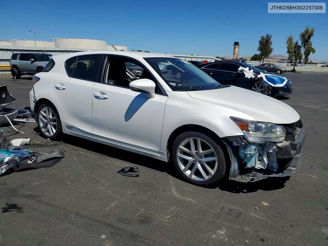 2016 Lexus Ct 200 VIN: JTHKD5BH3G2257308 Lot: 61053056