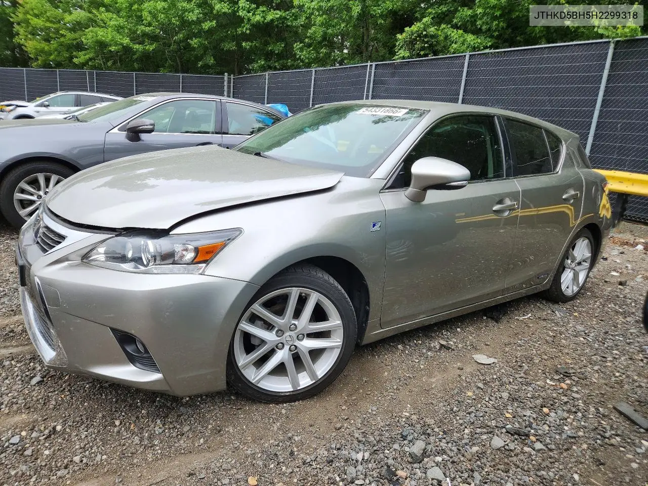 2017 Lexus Ct 200 VIN: JTHKD5BH5H2299318 Lot: 54331866