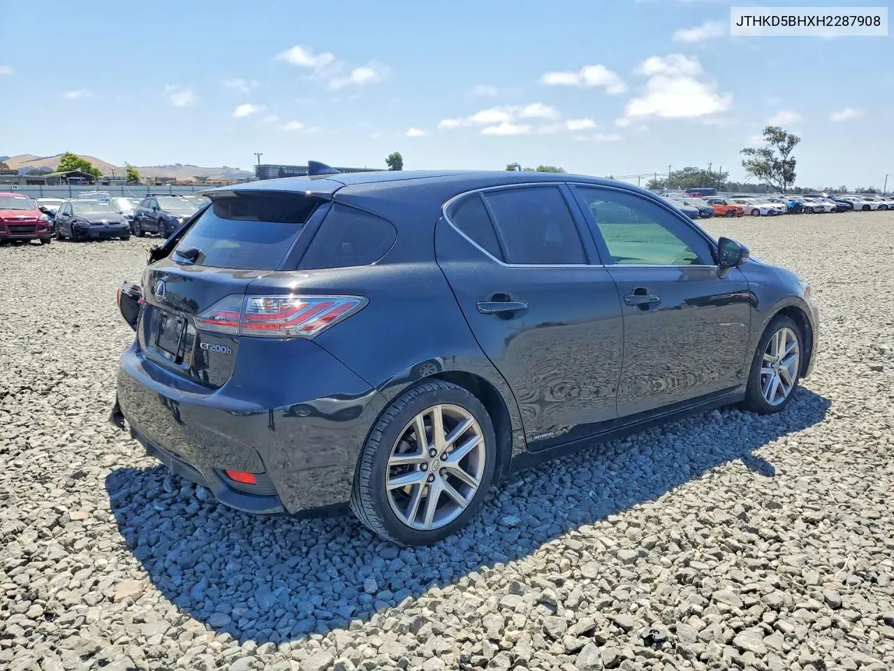 2017 Lexus Ct 200 VIN: JTHKD5BHXH2287908 Lot: 57721576