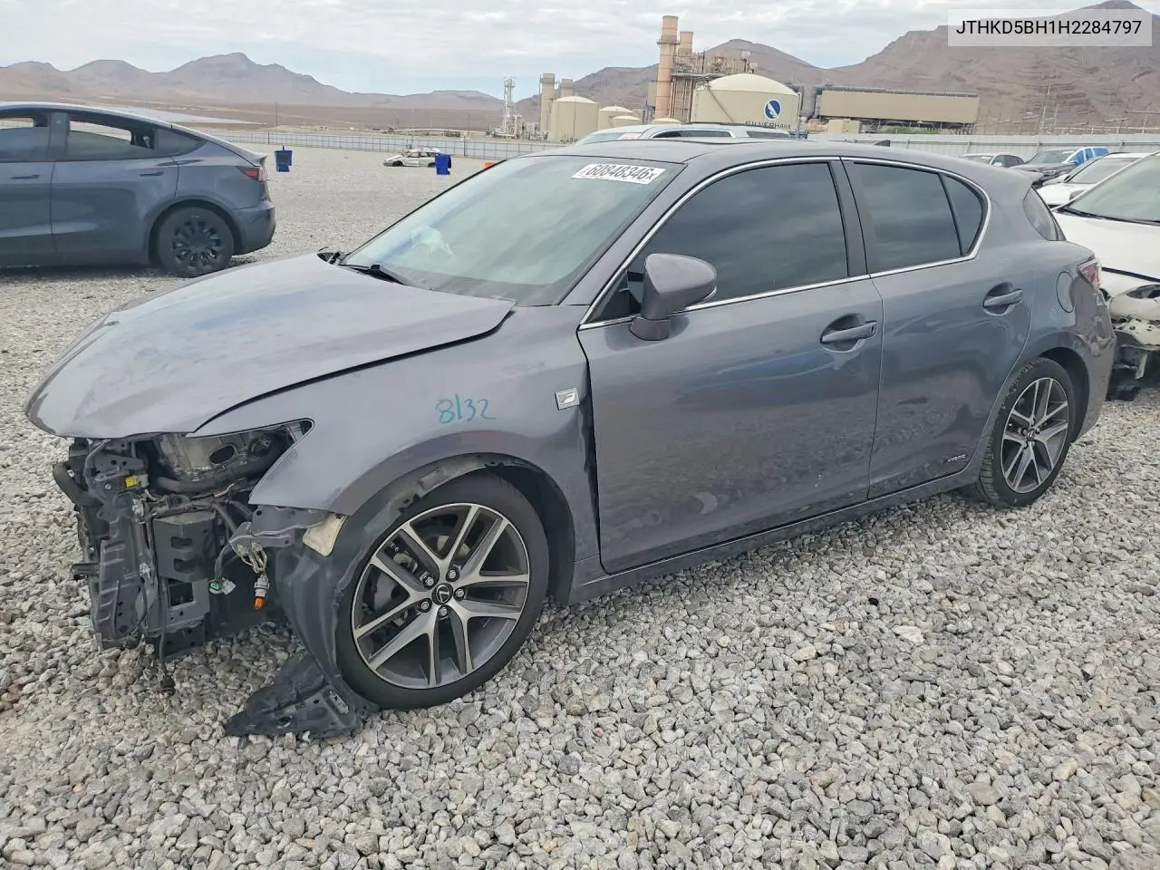2017 Lexus Ct 200 VIN: JTHKD5BH1H2284797 Lot: 60848346