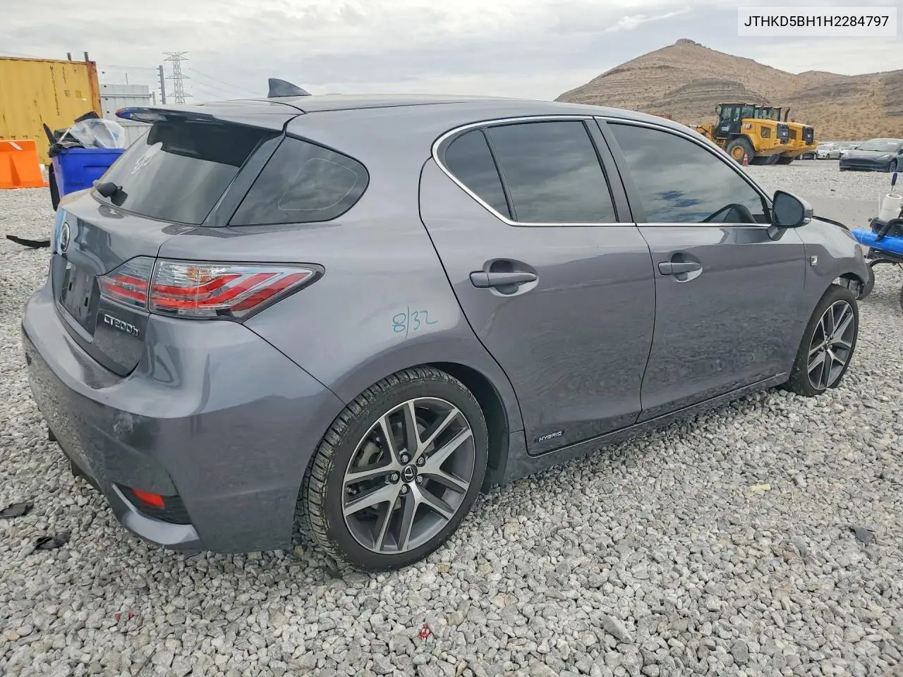2017 Lexus Ct 200 VIN: JTHKD5BH1H2284797 Lot: 60848346