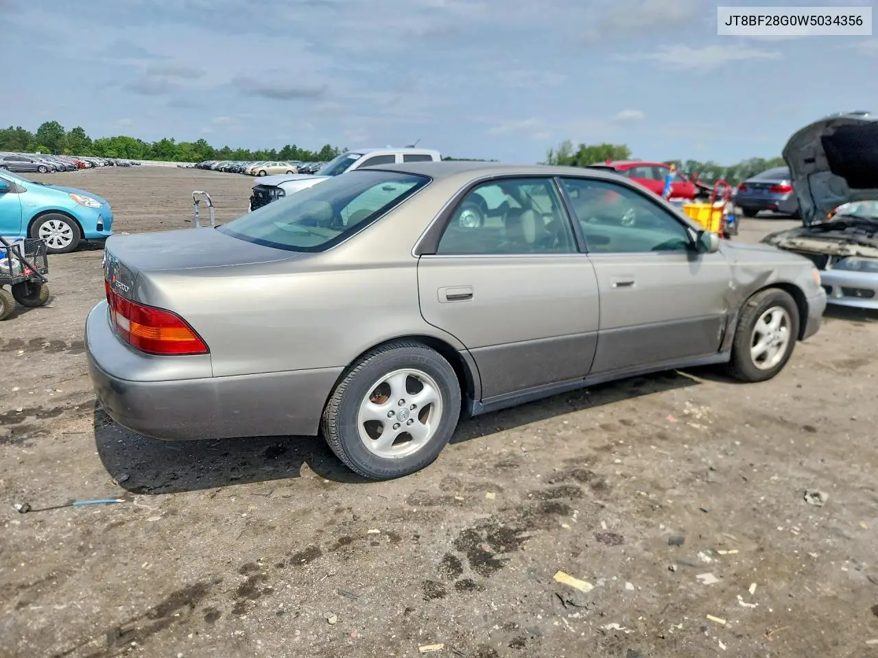 1998 Lexus Es 300 VIN: JT8BF28G0W5034356 Lot: 60788856