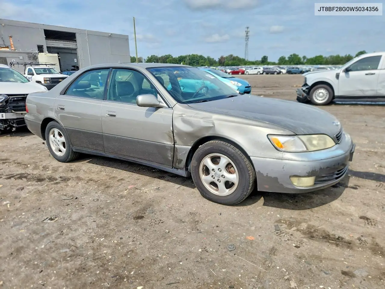 1998 Lexus Es 300 VIN: JT8BF28G0W5034356 Lot: 60788856