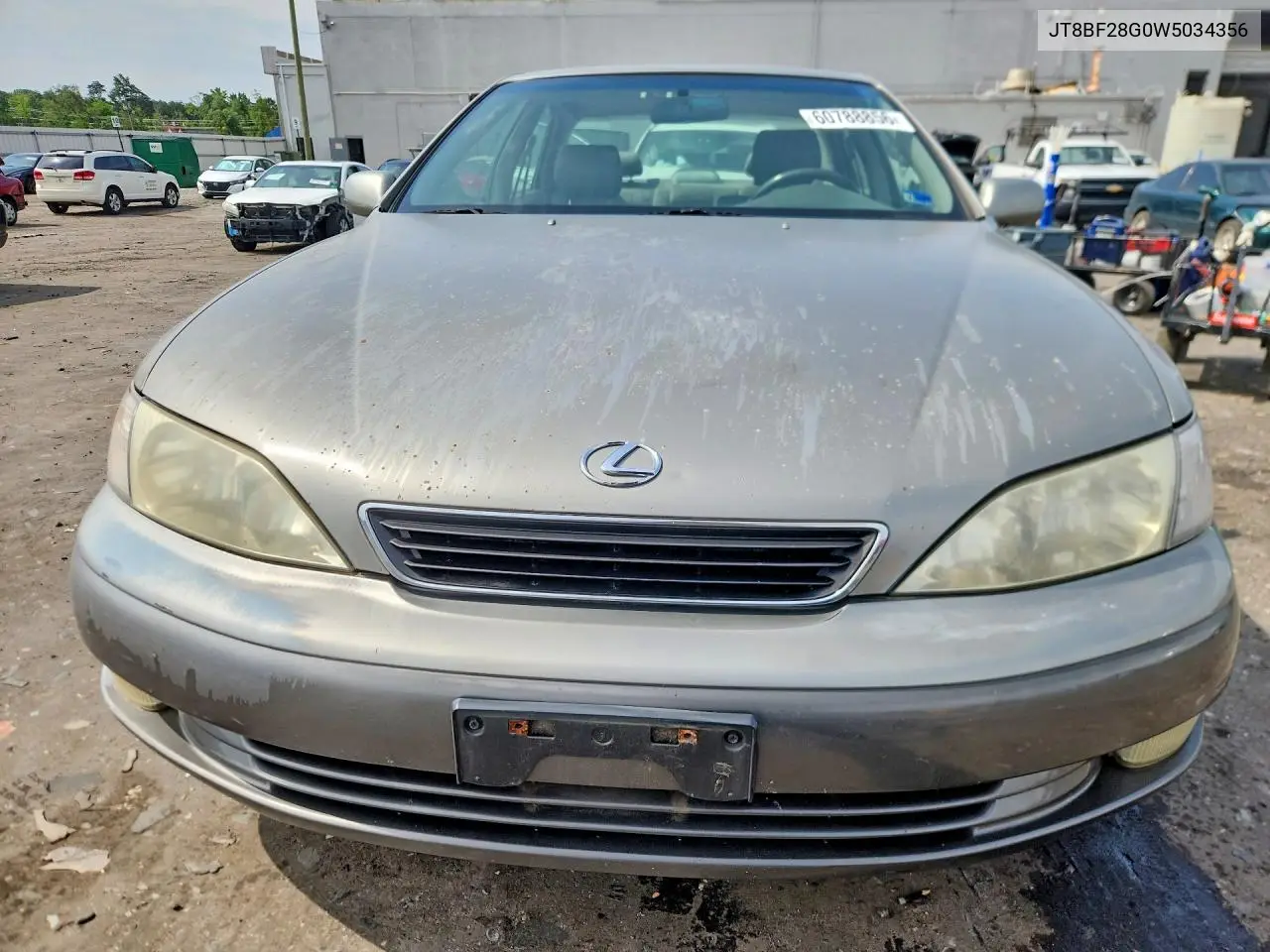 1998 Lexus Es 300 VIN: JT8BF28G0W5034356 Lot: 60788856