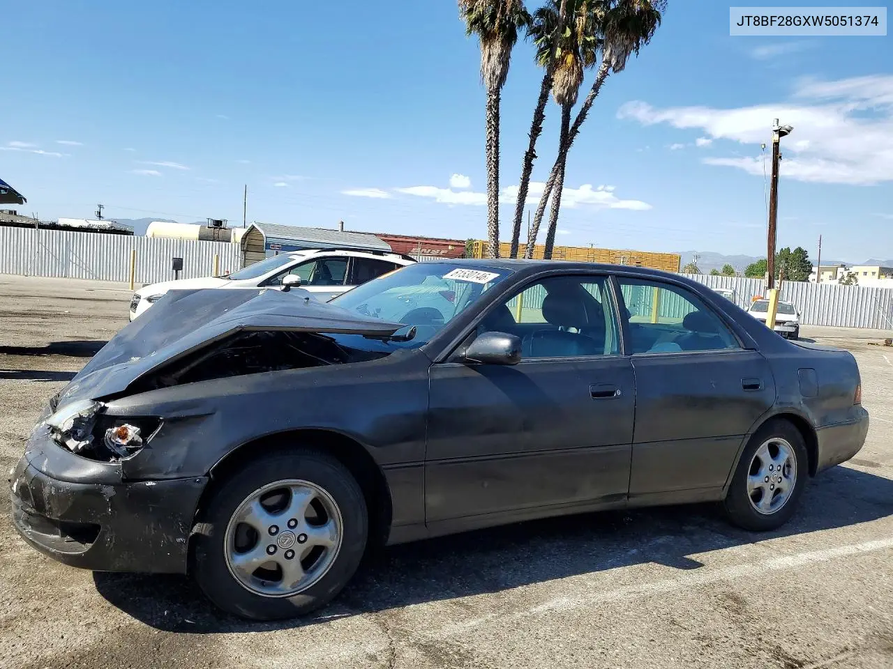 1998 Lexus Es 300 VIN: JT8BF28GXW5051374 Lot: 61530146