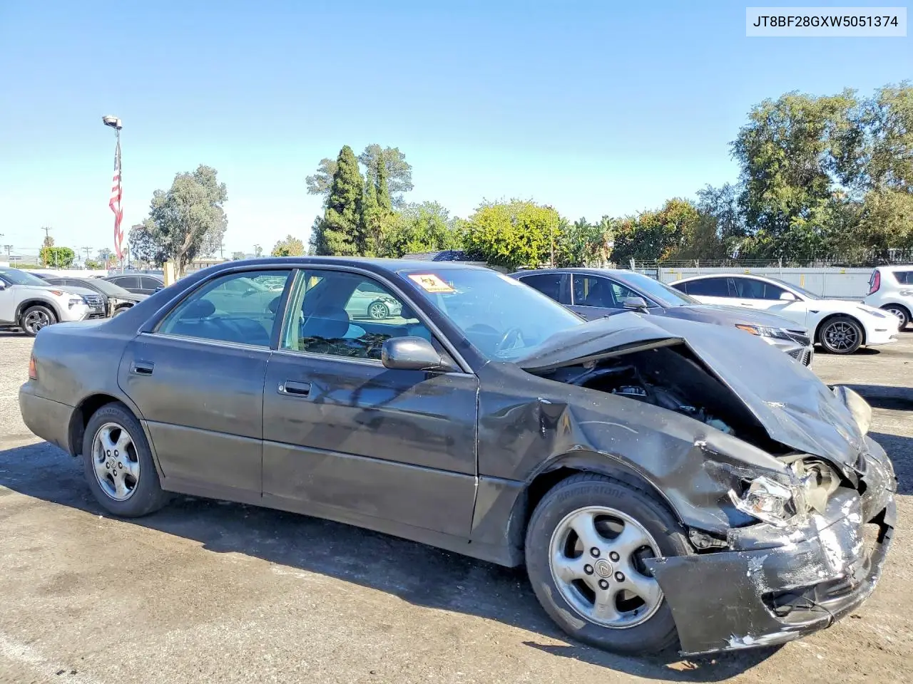1998 Lexus Es 300 VIN: JT8BF28GXW5051374 Lot: 61530146