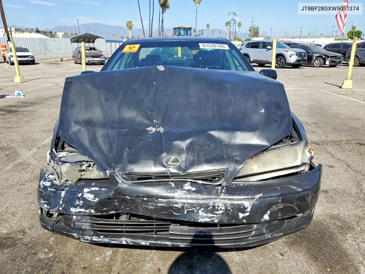 1998 Lexus Es 300 VIN: JT8BF28GXW5051374 Lot: 61530146