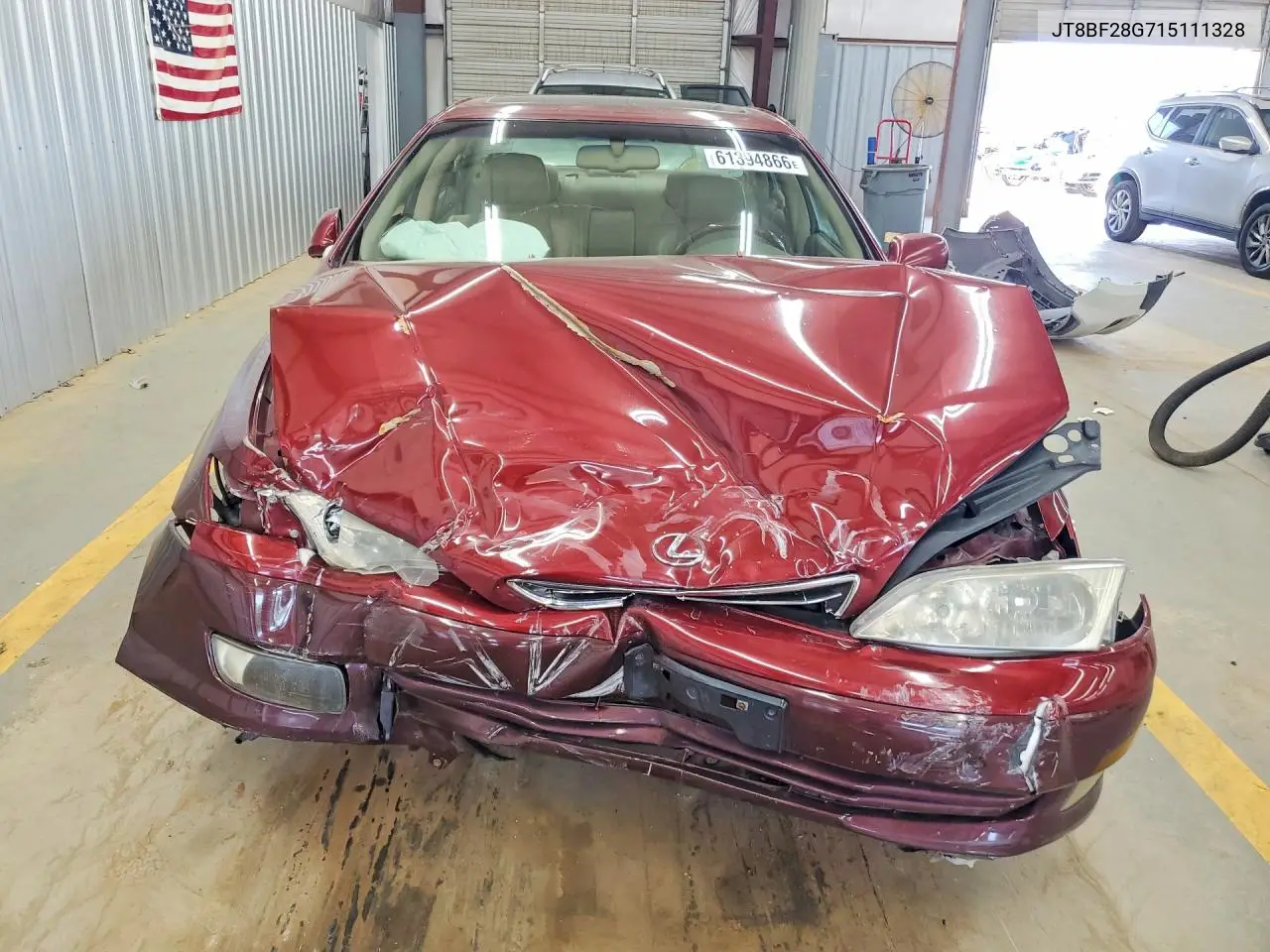 2001 Lexus Es 300 VIN: JT8BF28G715111328 Lot: 61394866