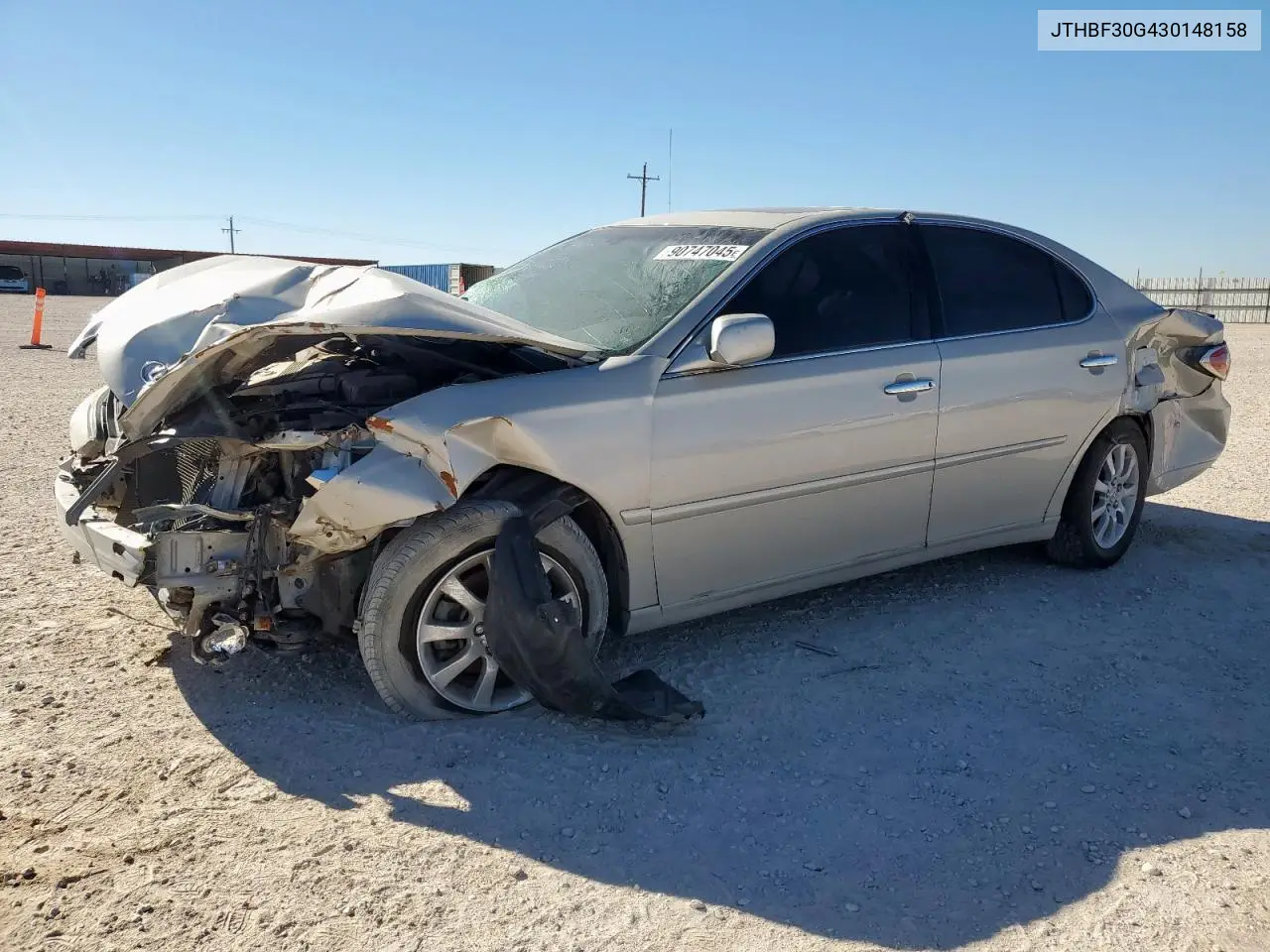 JTHBF30G430148158 2003 Lexus Es 300