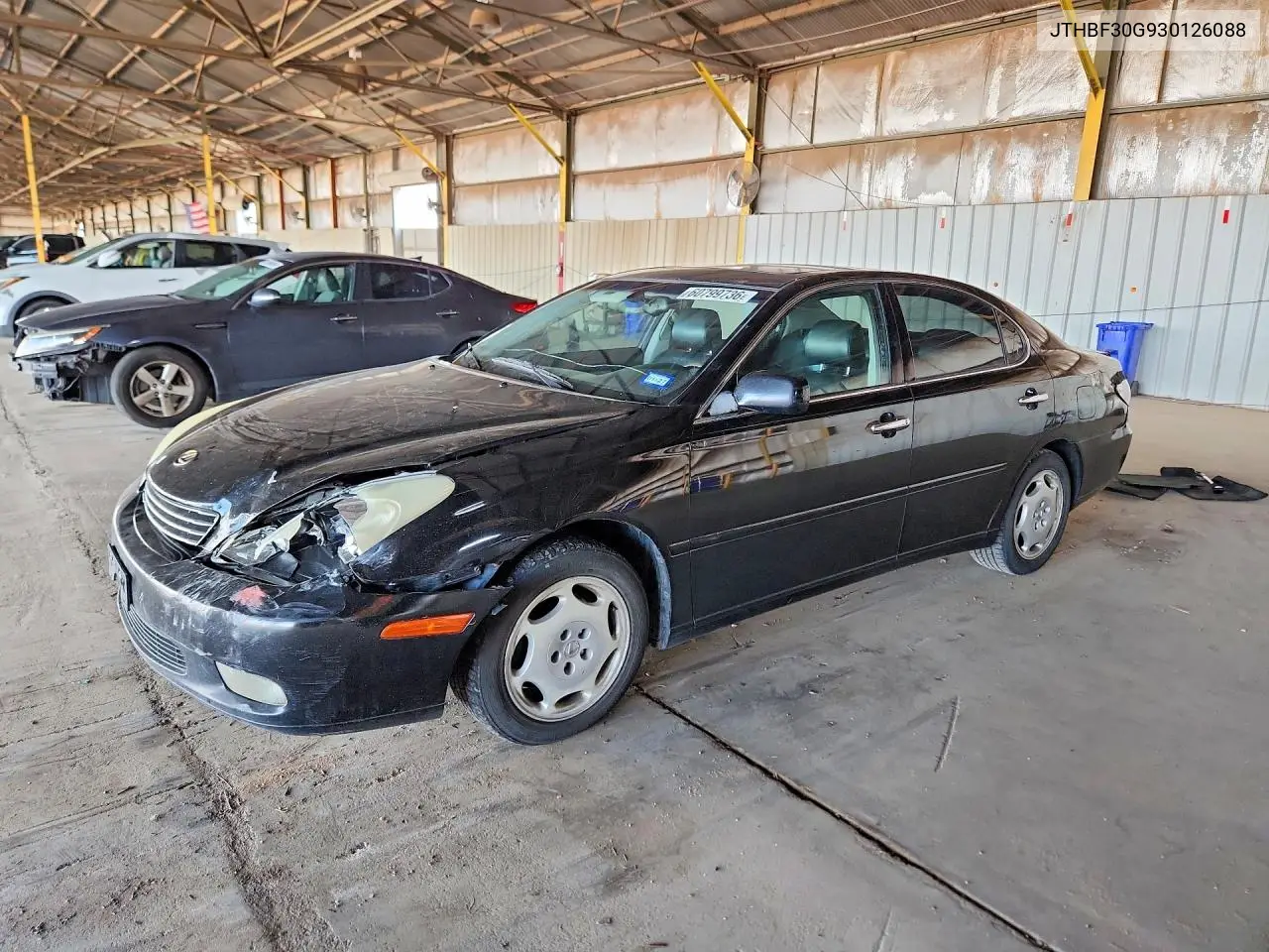2003 Lexus Es 300 VIN: JTHBF30G930126088 Lot: 60799736