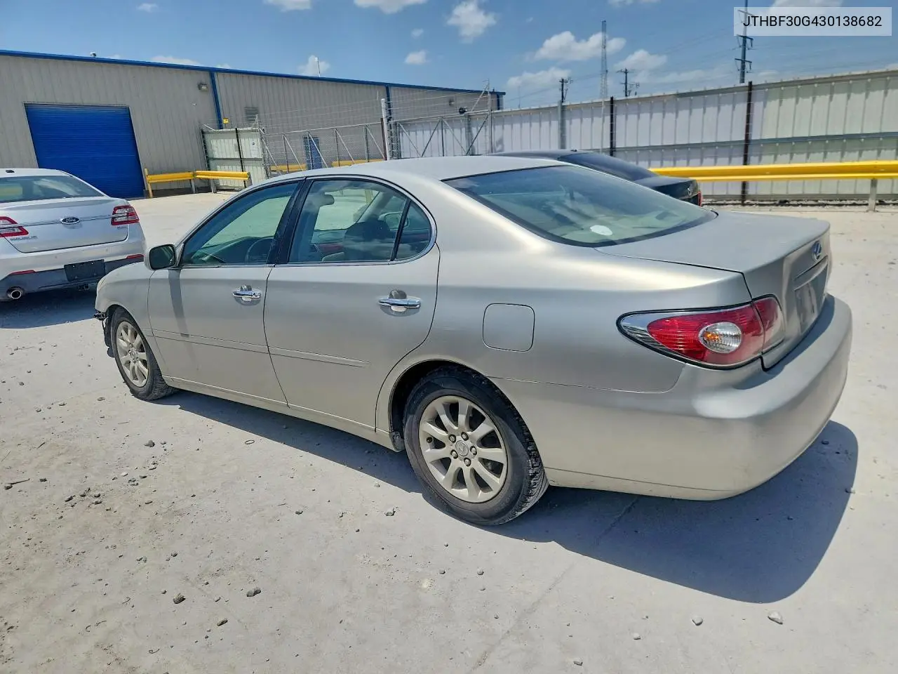 2003 Lexus Es 300 VIN: JTHBF30G430138682 Lot: 61375626