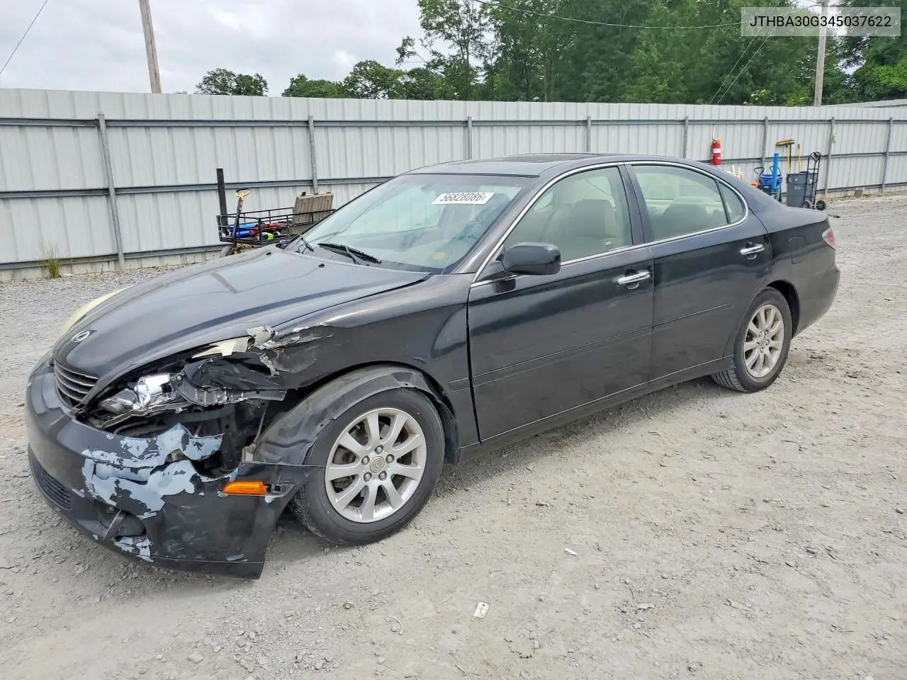 2004 Lexus Es 330 VIN: JTHBA30G345037622 Lot: 56828086