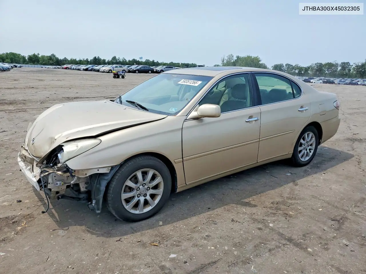 2004 Lexus Es 330 VIN: JTHBA30GX45032305 Lot: 59351266
