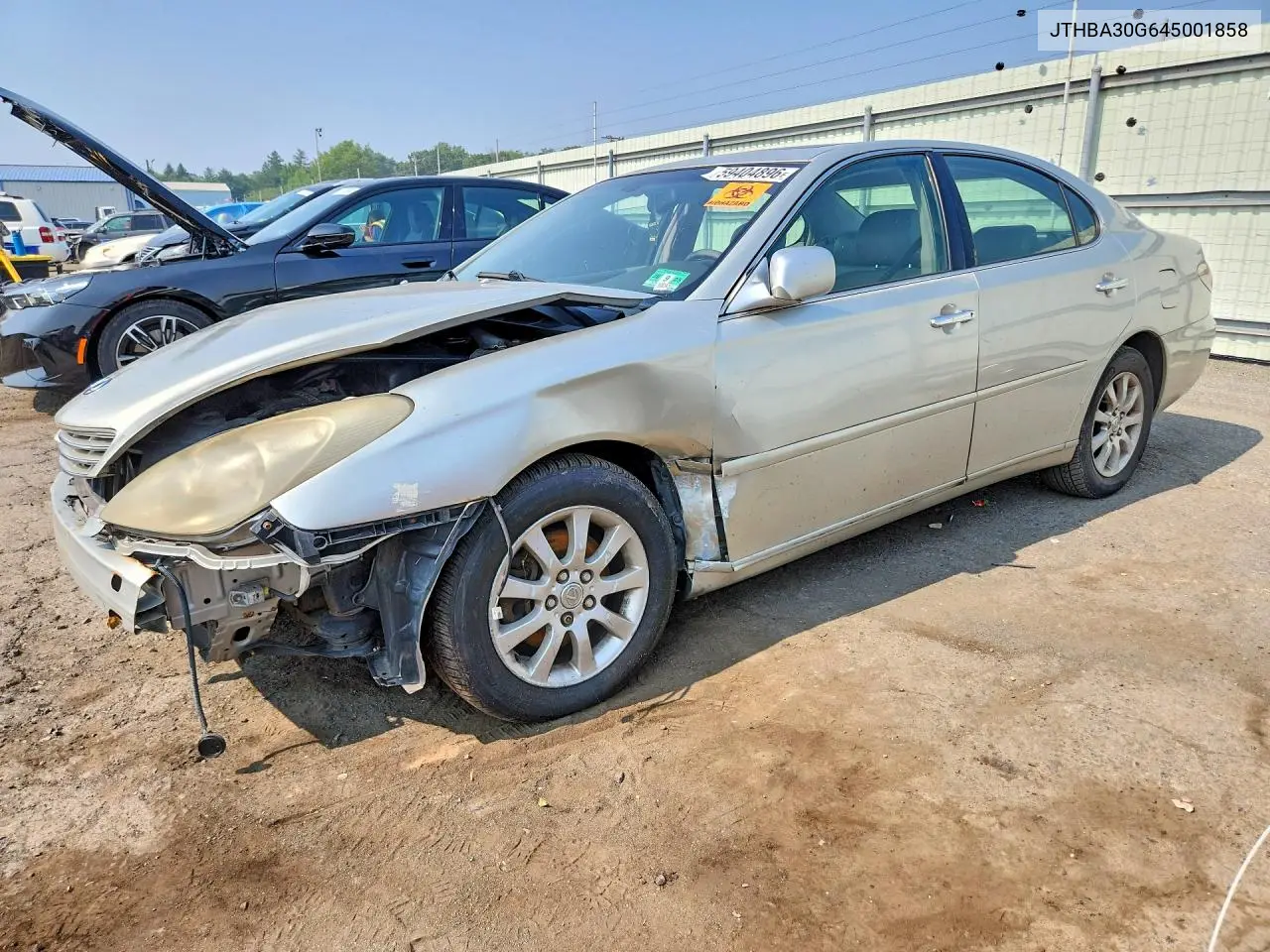 2004 Lexus Es 330 VIN: JTHBA30G645001858 Lot: 59404896