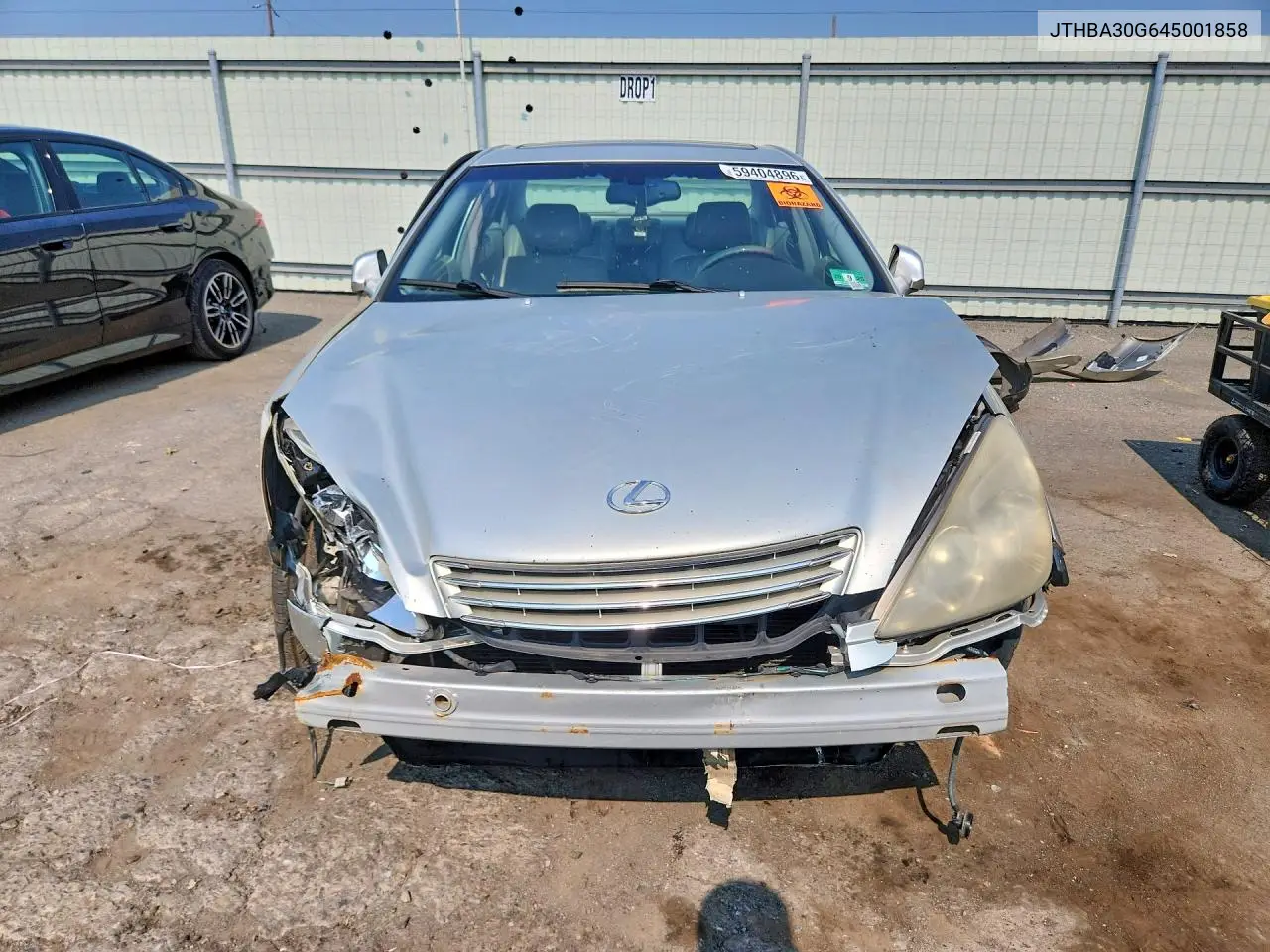 2004 Lexus Es 330 VIN: JTHBA30G645001858 Lot: 59404896