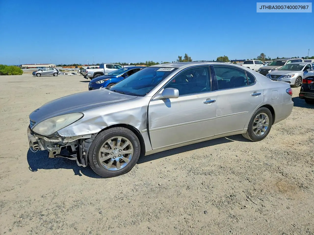 2004 Lexus Es 330 VIN: JTHBA30G740007987 Lot: 61306906