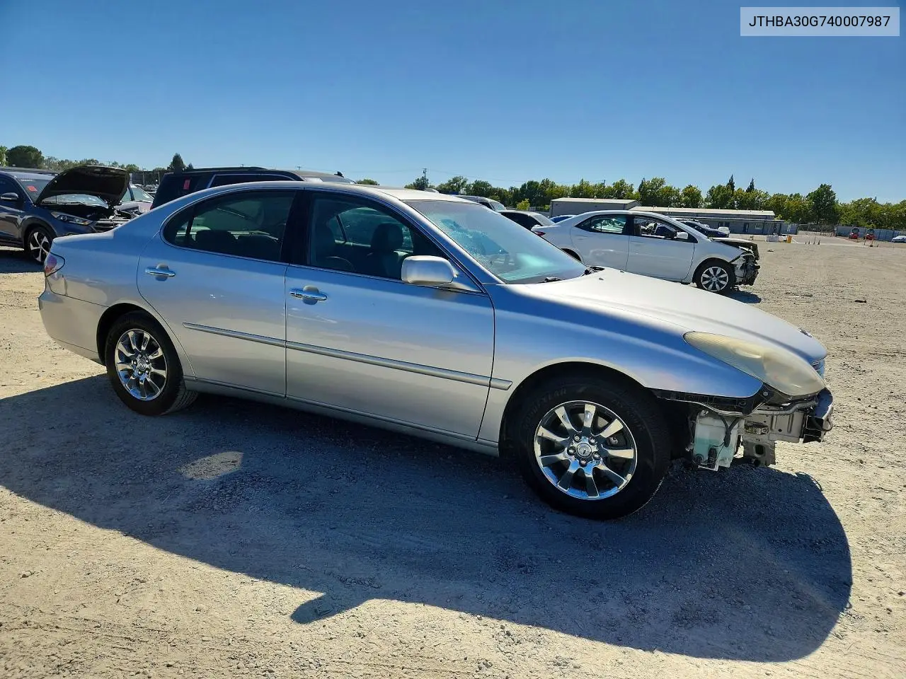 2004 Lexus Es 330 VIN: JTHBA30G740007987 Lot: 61306906