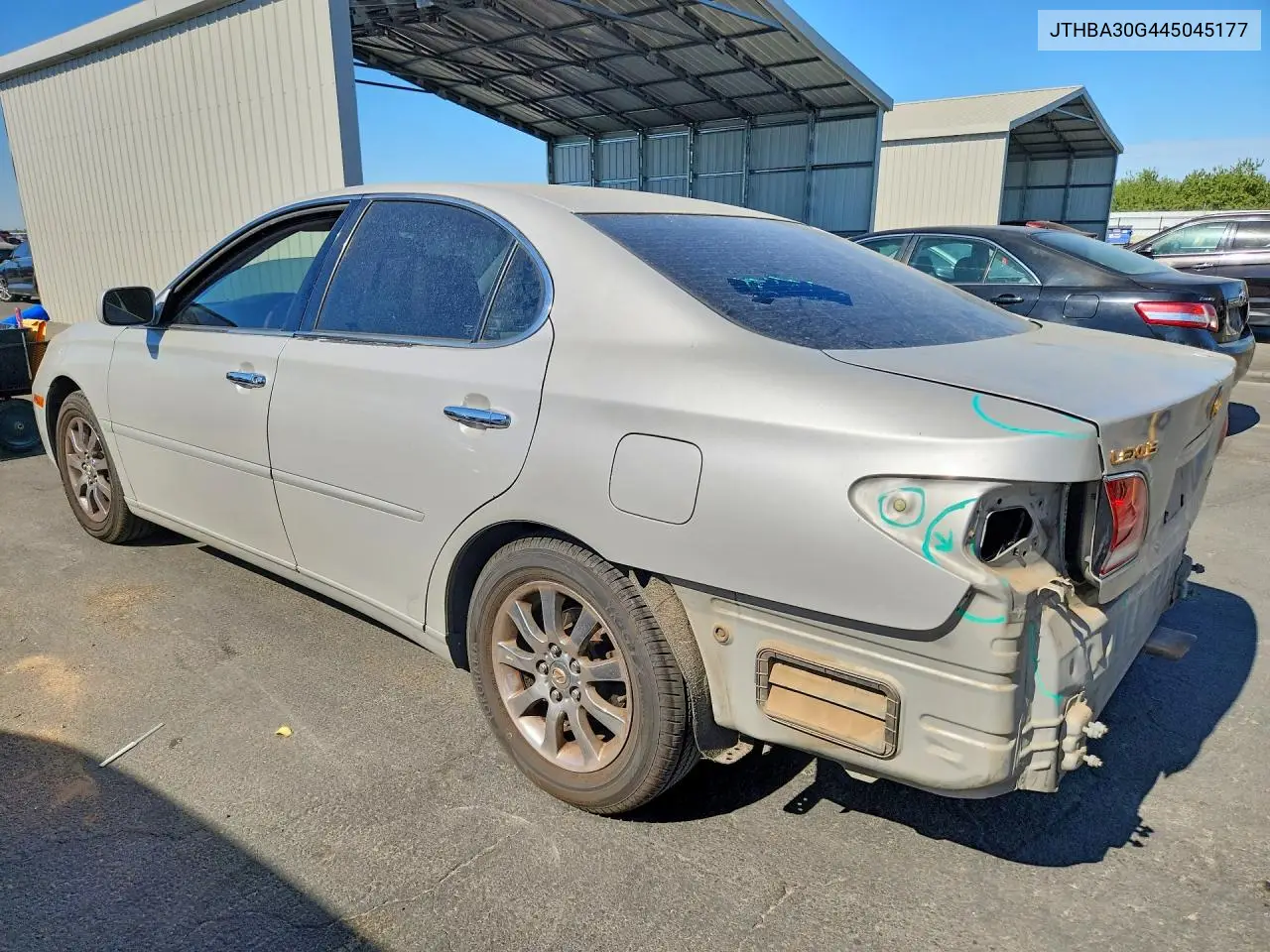 2004 Lexus Es 330 VIN: JTHBA30G445045177 Lot: 61883846