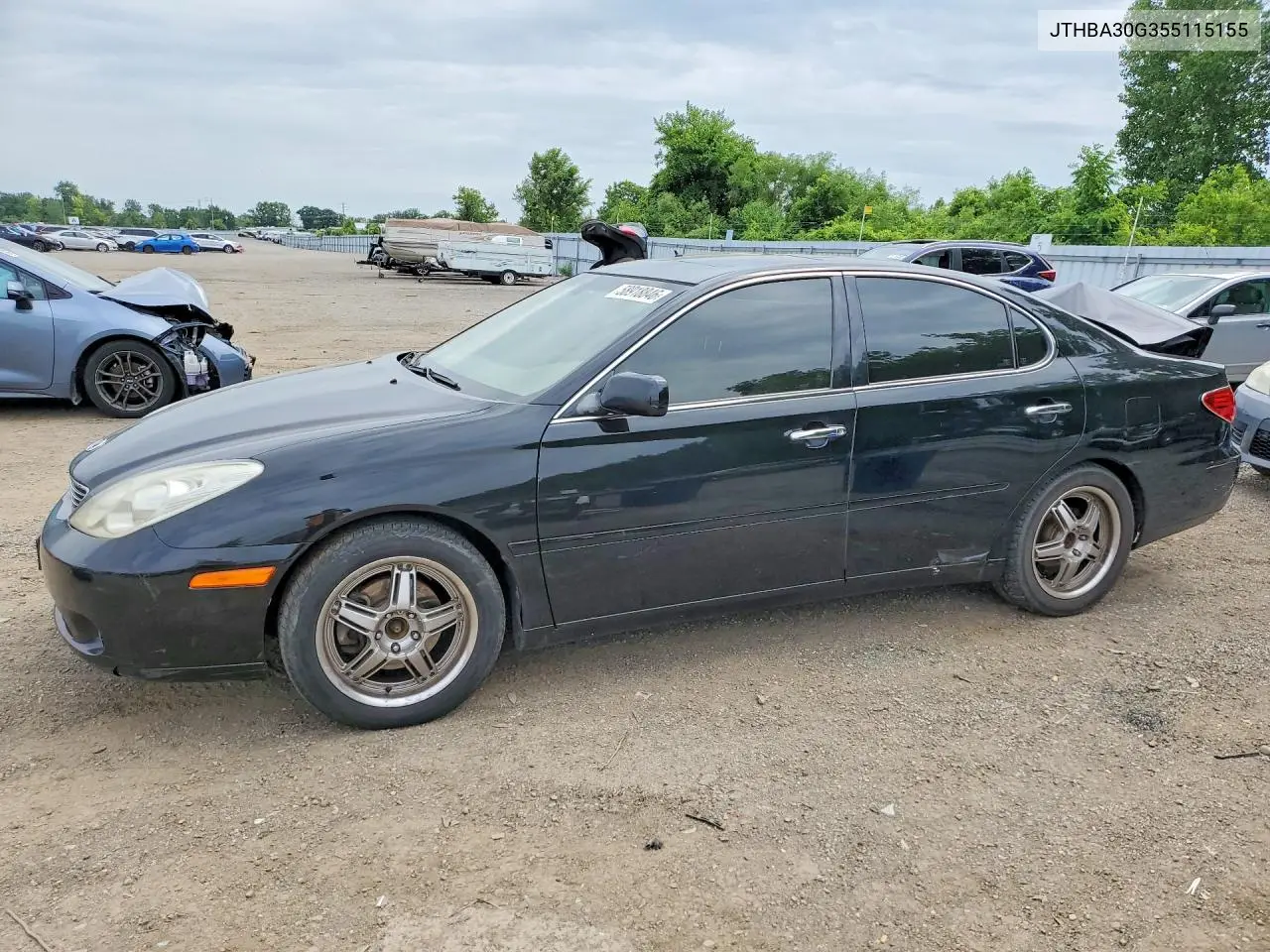 2005 Lexus Es 330 VIN: JTHBA30G355115155 Lot: 58918846